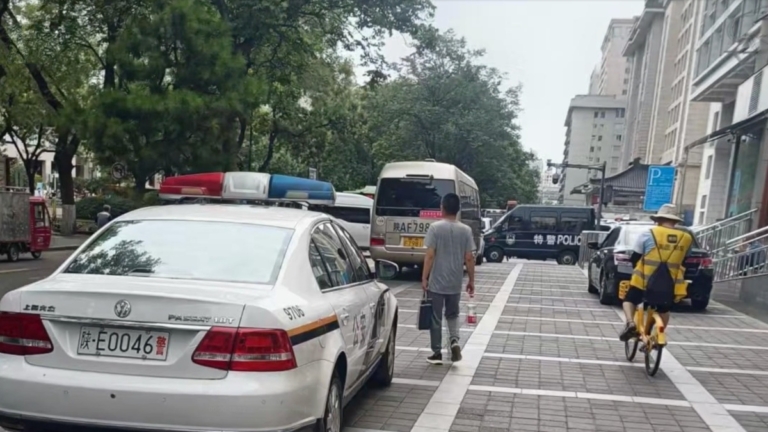 中共巡視組進駐西安 警察密佈戒備森嚴