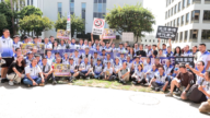 香港元朗袭击事件6周年 洛华人抗议中共暴政