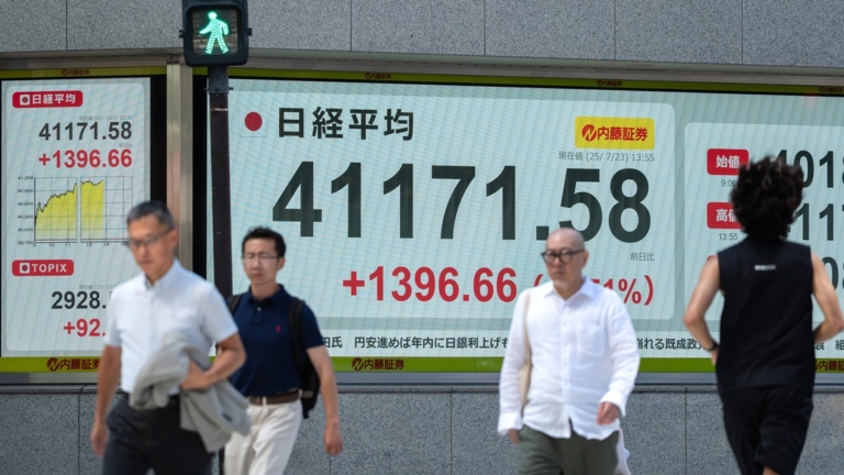 【短訊】美日關稅談妥15% 日本股市飆漲 民眾開心