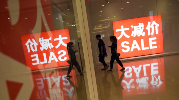 中國5月零售額下滑 96%大中城市新屋價格下跌