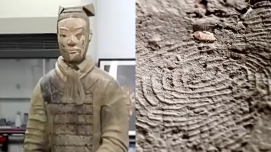 兵马俑身上发现2千年前未成年工匠指纹