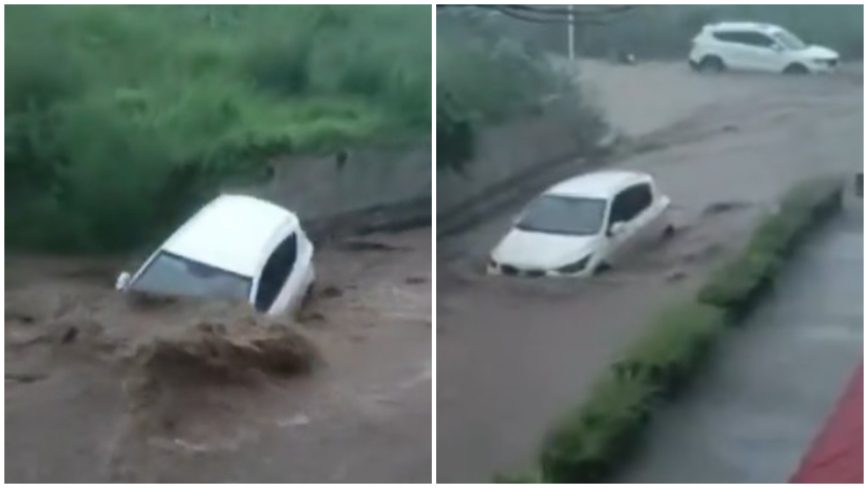 山西一辆载12人车辆暴雨中失联 传乘客多是妇女