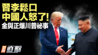 【新闻直击】习李松口 中国人怒了 金与正爆川普秘事