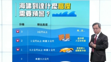 【短讯】日本岩手县现1.3公尺高海啸 台湾解除警报