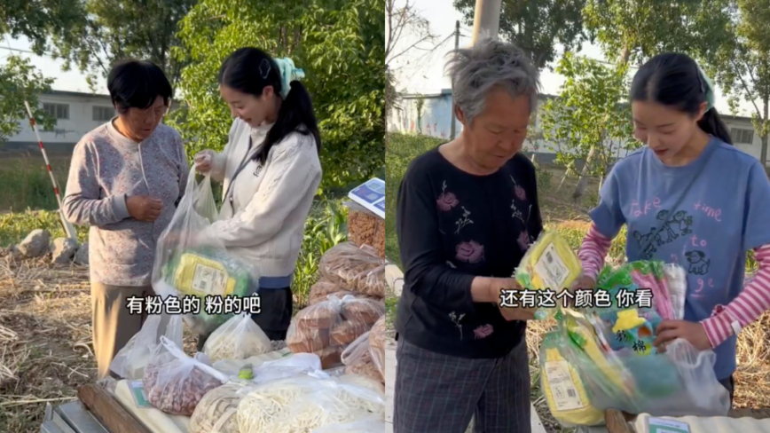 河南27岁姑娘在乡村卖豆腐 意外走红（视频）