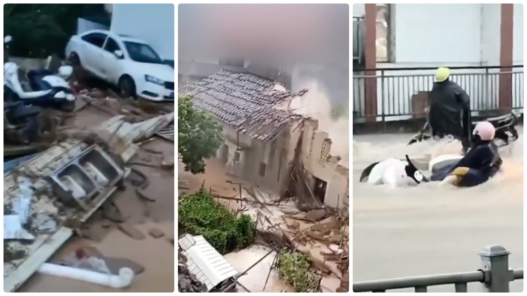 福建洪水泛濫 全國多地傳傷亡 中共抓人封口