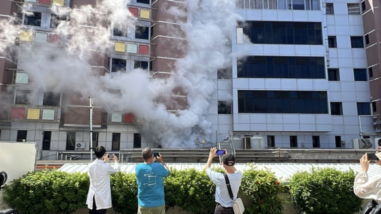 以為醫院出事了！ 台東馬偕汰換舊設備釋放液態氦