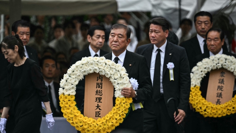 長崎原爆80周年 日相：努力實現無核武世界