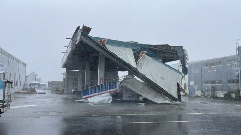 楊柳颱風登陸福建 將深入中國內陸 嚴防雷暴雨