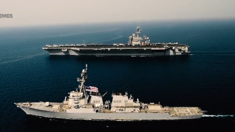 中共船艦互撞後 美艦艇罕見駛入涉事海域