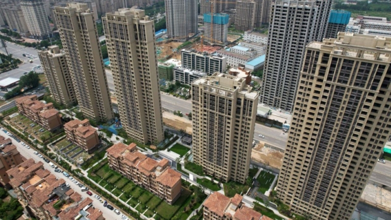 中國房地產指標全面下滑 首7月投資降12%銷售額跌6.5%