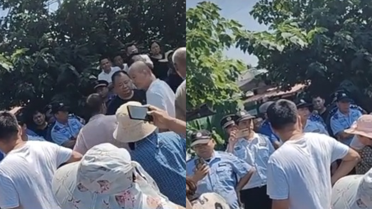 【禁闻】8月18日维权动态 河南新郑市大规模强拆 遭村民抵制