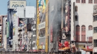 大阪道顿堀火灾6楼坍塌 2消防员撤退不及殉职