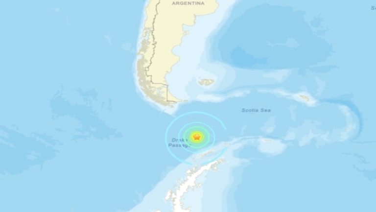 南極德雷克海峽7.5地震 太平洋地區恐引發海嘯