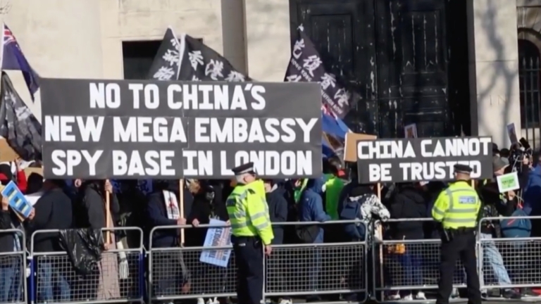 中共拒說明大使館設計圖疑點 英政府延後審批