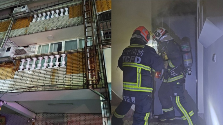 台中豐原出租房火警 情侶命喪火窟 起火點疑五斗櫃旁