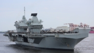 劍指中共 英航艦二戰後首度泊靠東京港