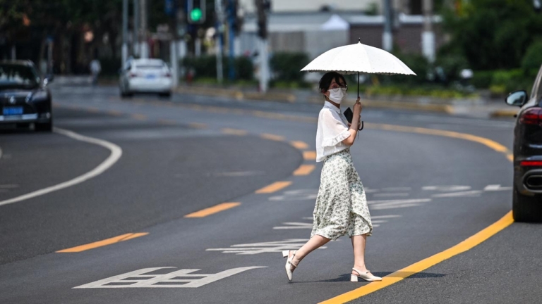 上海氣溫連26天超過35°C 打破百年紀錄