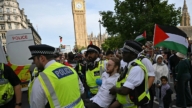 「巴勒斯坦行動」聚倫敦國會大廈 英警逮捕425人