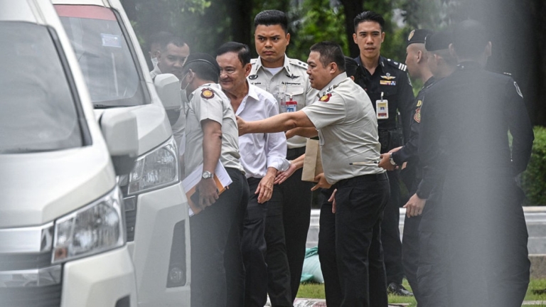 泰前總理他信逃避監禁 遭判刑一年立即服刑