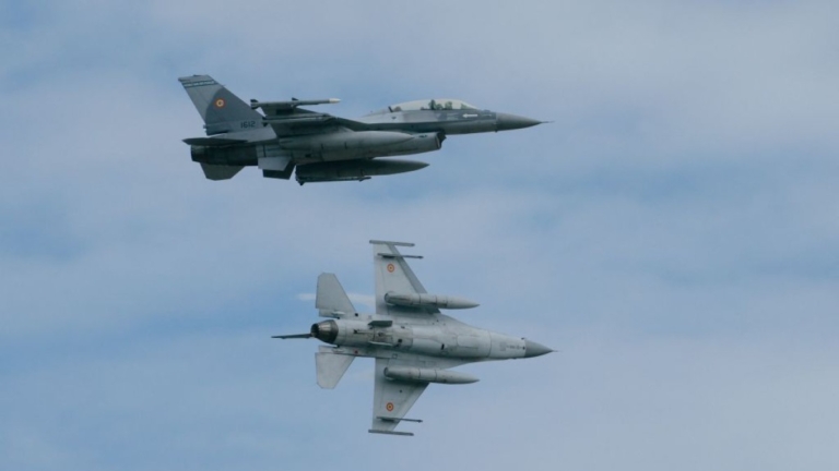 無人機侵入空域 羅馬尼亞兩架F-16戰機緊急升空