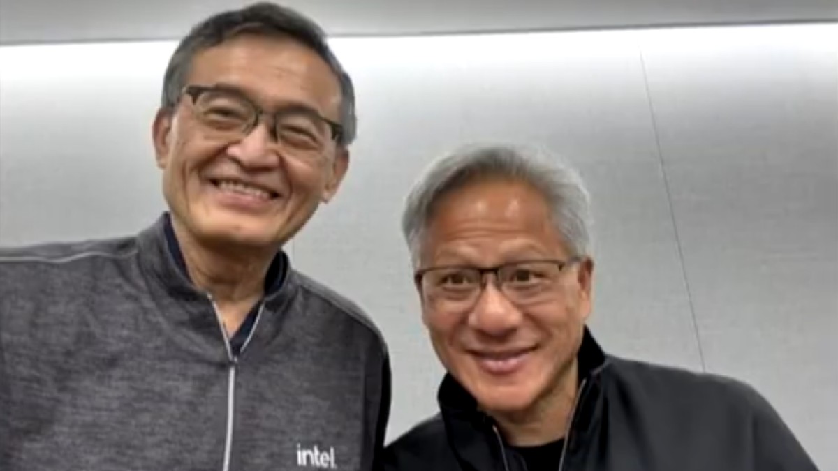 英偉達50億美元入股英特爾 黃仁勳、陳立武談台積電