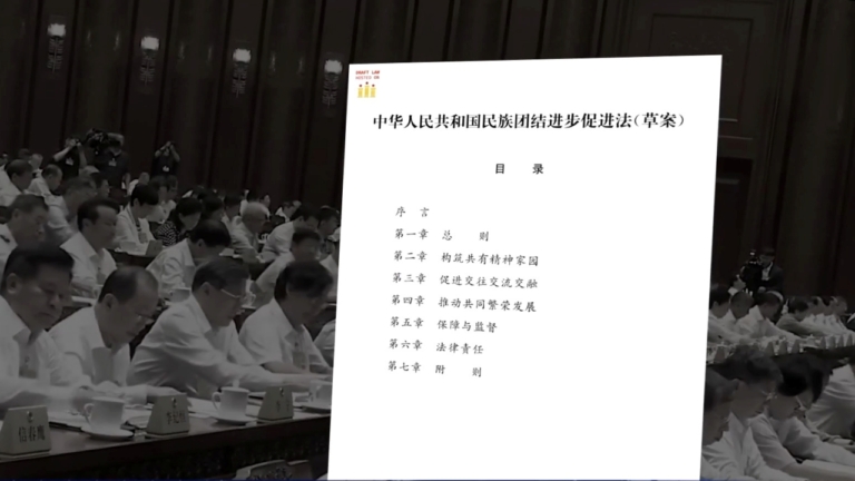【禁聞】中共拋「民族團結法」 恐嚇全球反共人士