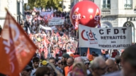 反對緊縮政策 法國爆發罷工示威 施壓馬克龍