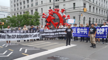 《中共病毒》雕塑遭焚案開審 陳維明到場聲援