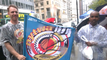 Uber等網約車司機集會 盼終結不公平禁用