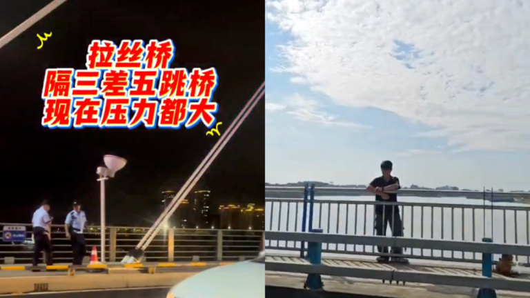 安徽網紅橋接連兩人輕生 網友嘆：太難了（視頻）