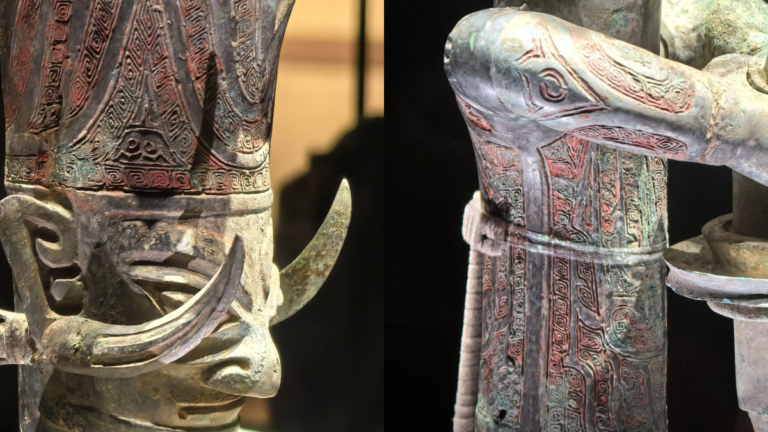 三星堆青銅器驚現最早「彩繪」 改變中國藝術史