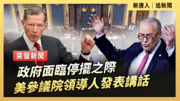 【直播】美參議院領導人在政府面臨停擺之際發表講話