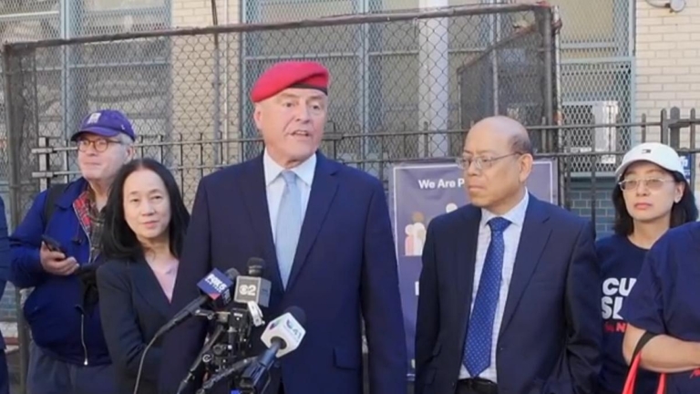 紐約市長候選人反對教育改革 華裔領袖聲援