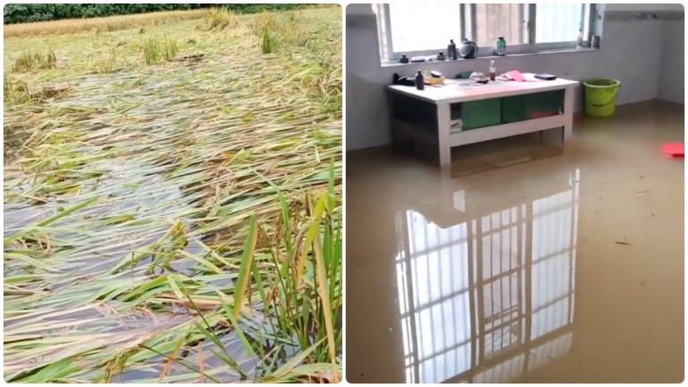 廣西二次洪災 多地村莊泡水逾一周