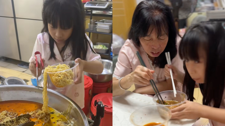 意想不到！女兒吃父母擺攤剩餘食物走紅（視頻）