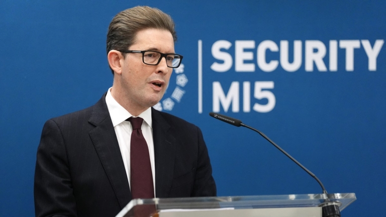 軍情五處：中俄伊朗是英國三大威脅來源