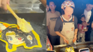 成都女夜市賣卡通煎餅 聽取「哇」聲一片（視頻）