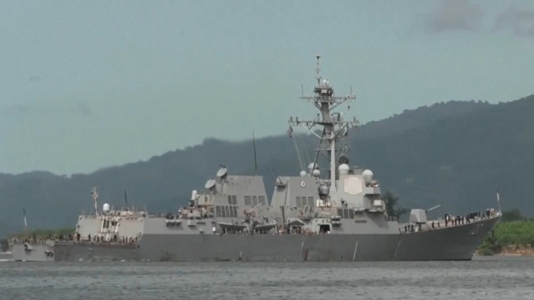 【短訊】美海軍驅逐艦抵加勒比海 參加聯合軍演