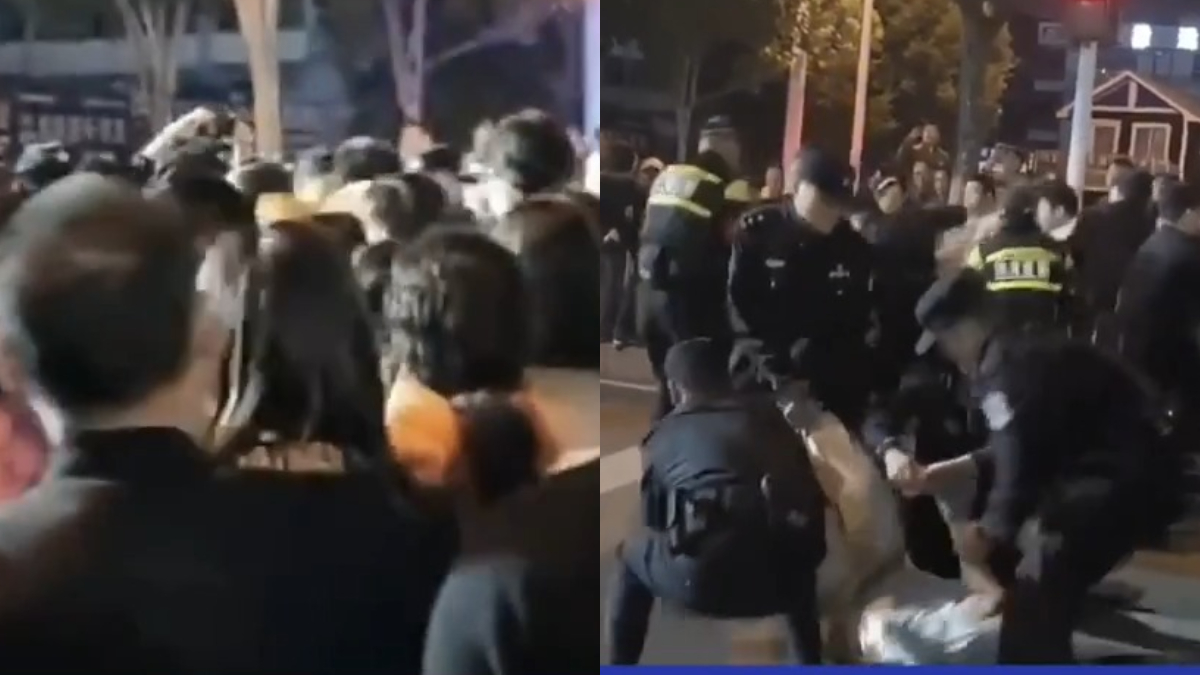 【禁闻】10月29日维权动态 合肥业主抗议五金市场迁至小区 遭警镇压