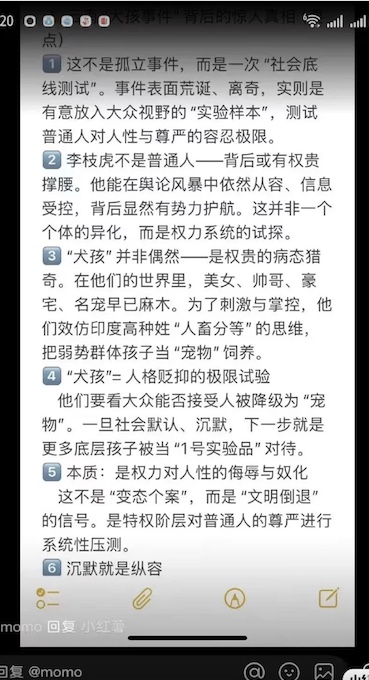 投屏、評論、抵制大理 民眾持續為「野孩子」發聲