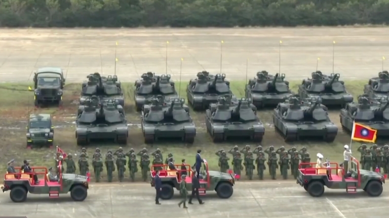M1A2T戰車成軍 賴清德：實力才能帶來真和平