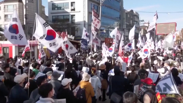 中韓領導人會晤 民眾抗議中共滲透