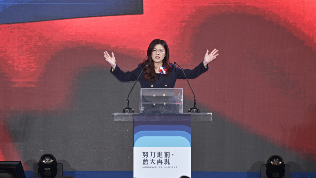 國民黨新任黨主席鄭麗文11月1日正式上任。(大紀元)