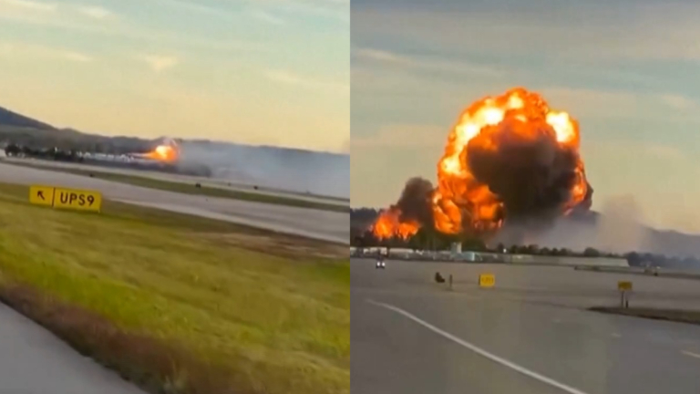 肯塔基州UPS貨機墜機爆炸 7人遇難含地面人員