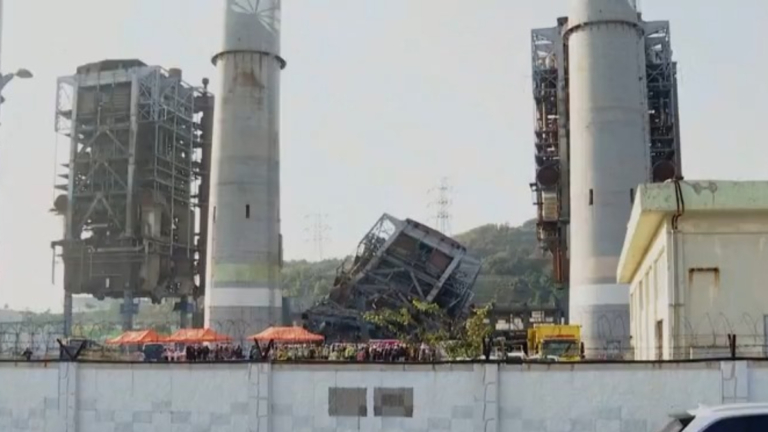 【短訊】韓發電廠巨型鍋爐倒塌 4人獲救5人被埋