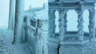 -44℃？五台山北台龍王殿被冰封 宛若仙境（視頻）
