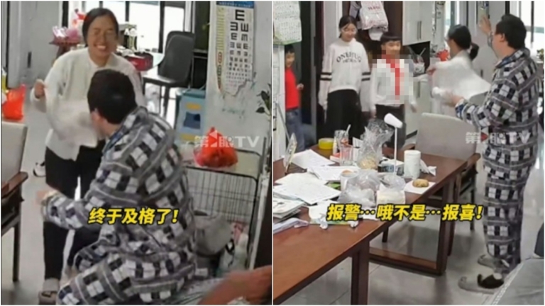兒子考61分 醫生爸爸激動高呼：光宗耀祖了（視頻）