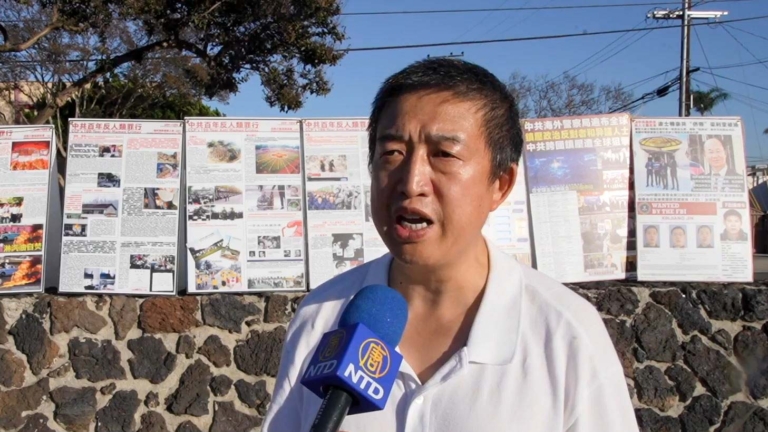 「中國百姓是受害者」 洛城華人舉辦中共百年暴行展