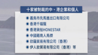 【短讯】美国制裁32实体及个人 捣毁伊朗采购网络